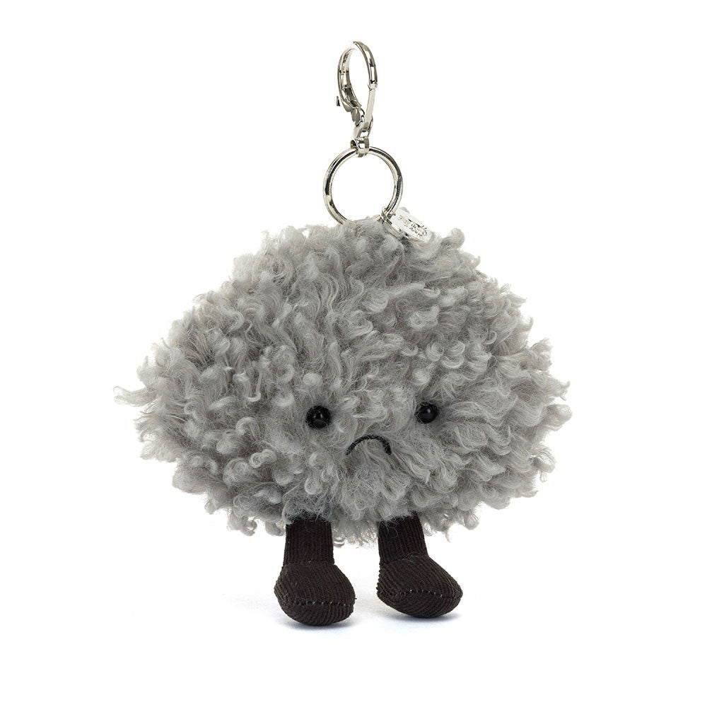 Amuseables Storm Cloud Bag Charm - Soft Plush Keychain | Wobblepaws