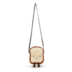 Amuseables Toast Bag - Soft Plush Novelty Bag | Wobblepaws