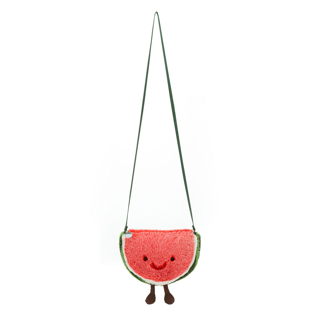 Amuseables Watermelon Bag - Soft Plush Novelty Bag | Wobblepaws