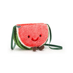 Amuseables Watermelon Bag - Soft Plush Novelty Bag | Wobblepaws