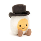 Amuseables Boiled Egg Groom - Soft Novelty Toy | Wobblepaws
