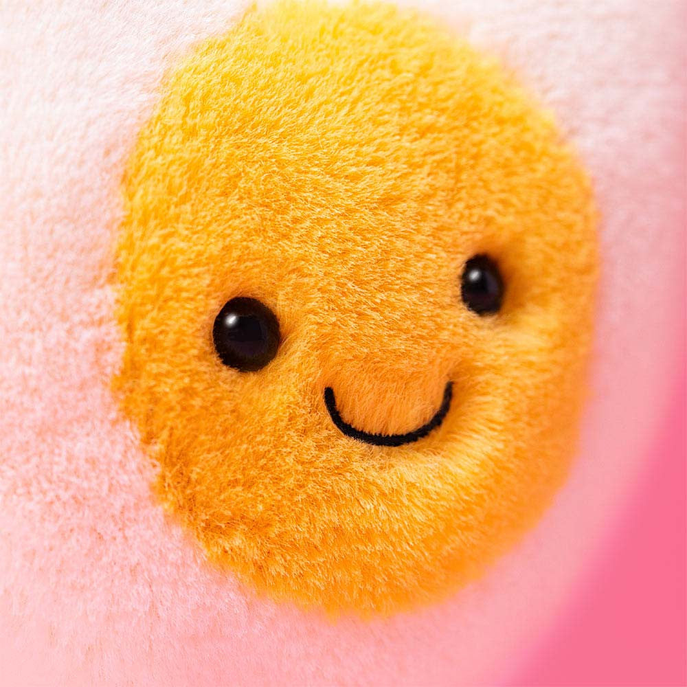 Amuseables Heart Boiled Egg - Soft Novelty Toy | Wobblepaws