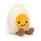Amuseables Happy Boiled Egg - Soft Novelty Toy | Wobblepaws