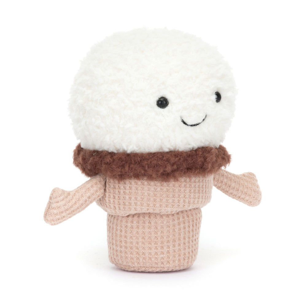 Amuseables Ice Cream Cone - Soft Novelty Toy | Wobblepaws