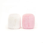 Amuseables Pink And White Marshmallows - Soft Novelty Toy | Wobblepaws
