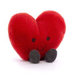 Amuseable Red Heart Plush - Soft Novelty Toy