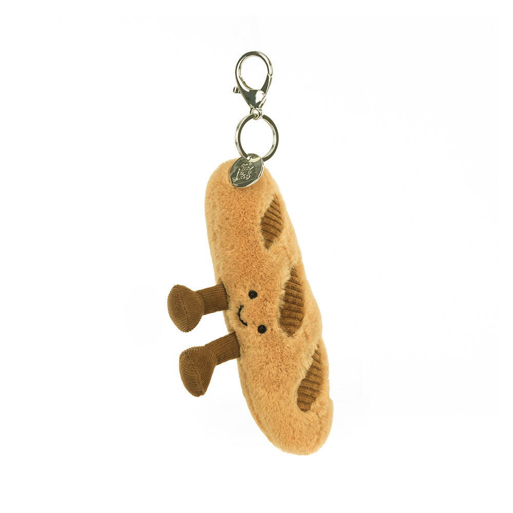 Amuseables Baguette Bag Charm - Soft Plush Keychain | Wobblepaws