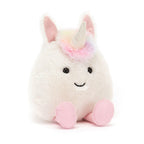 Amuseabean Unicorn Plush - Soft Compact Stuffed Toy