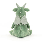 Adon Dragon Plush Toy - Soft Firefighter-Themed Stuffed Dragon