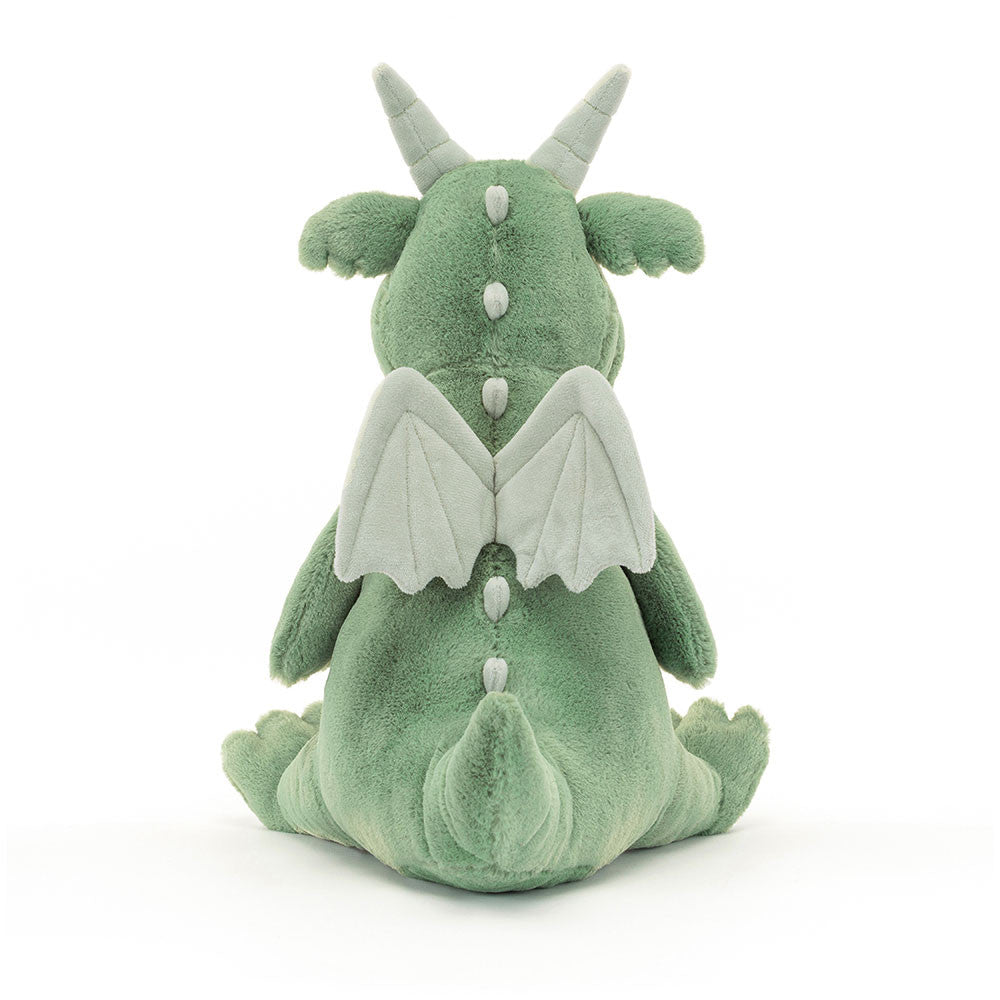 Adon Dragon Plush Toy - Soft Firefighter-Themed Stuffed Dragon