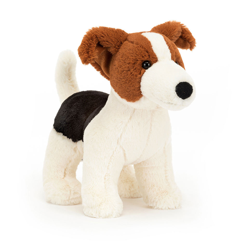 Albert Jack Russell Plush - Soft Guardsman-Themed Stuffed Dog