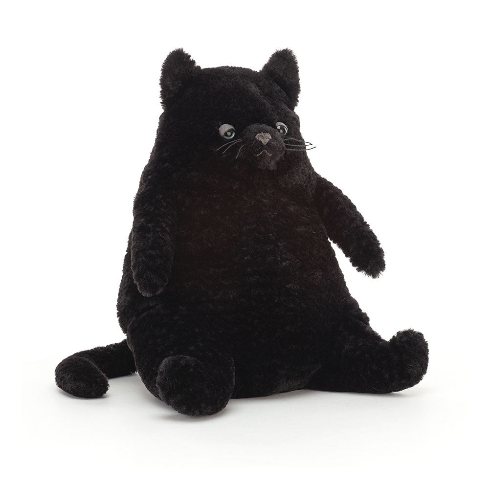 Amore Cat Black Plush - Soft Stuffed Cat Toy