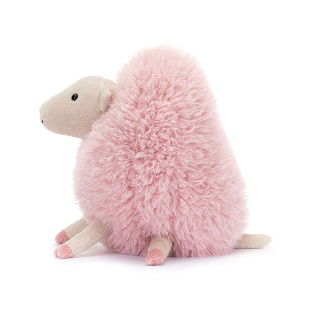 Aimee Sheep Plush - Soft Pink Fleece Stuffed Sheep
