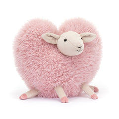 Aimee Sheep Plush - Soft Pink Fleece Stuffed Sheep
