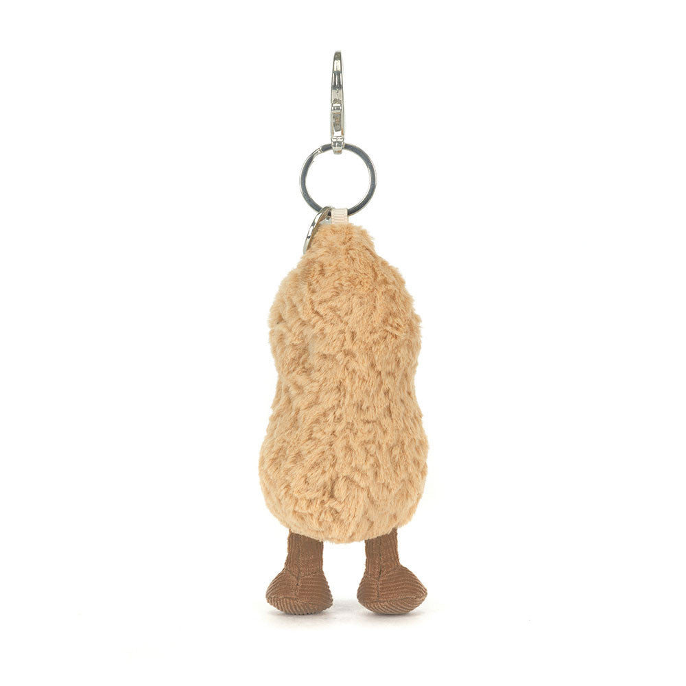 Amuseables Peanut Bag Charm - Soft Plush Keychain | Wobblepaws