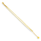 Dual Strand Box Chain Bracelet