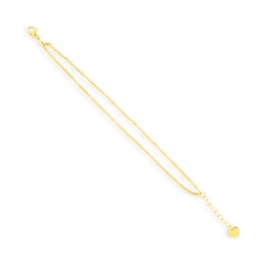 Double Layer Beaded Chain Bracelet