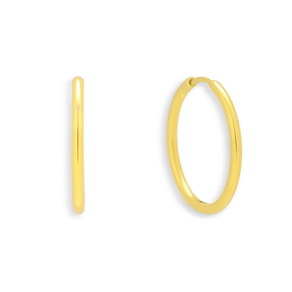 Thin Evryday Hoop Earrings