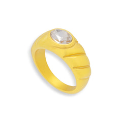 Oval Stone Dome Ring