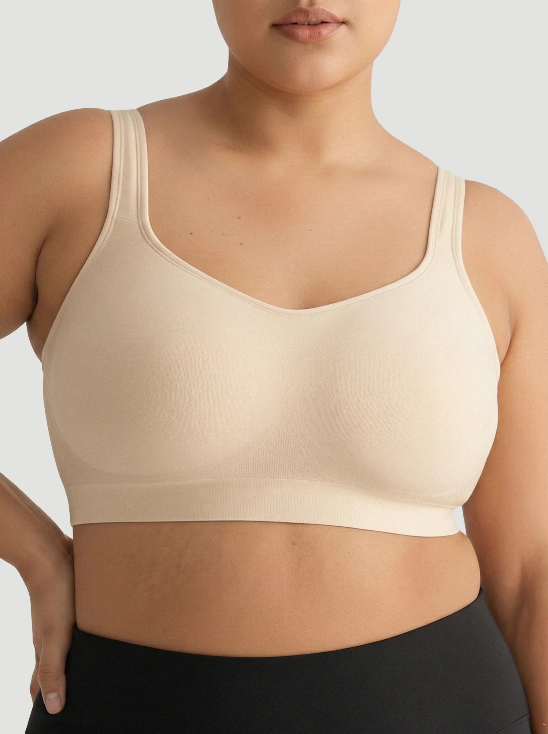 SPECIAL OFFER: Adjustable Wire Free Shaper Bra (Cups A-FF) + FREE Bra Extender 80% OFF