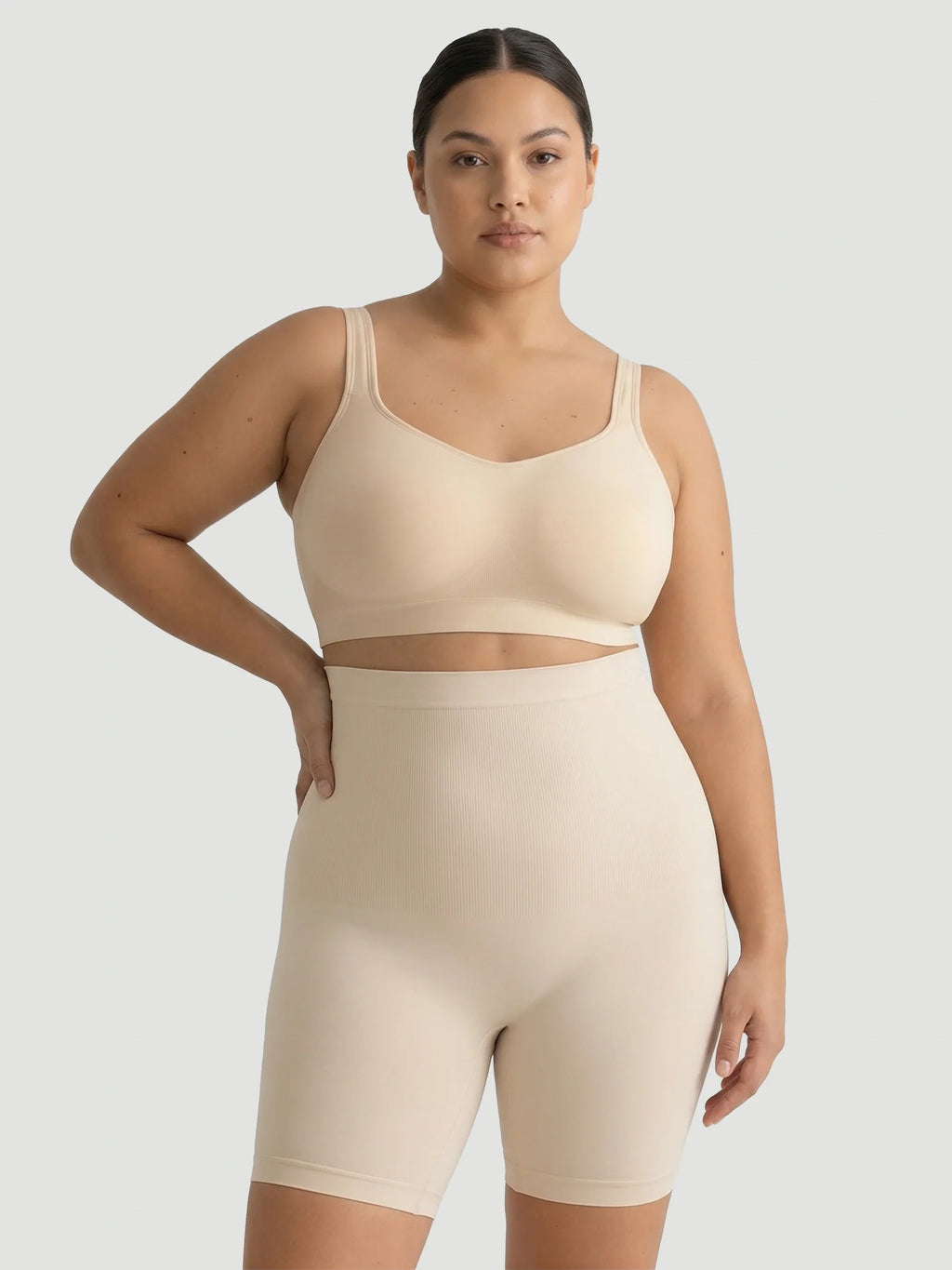 2-Pack Adjustable Wire Free Shaper Bra (Cups A-FF) + FREE Bra Extender