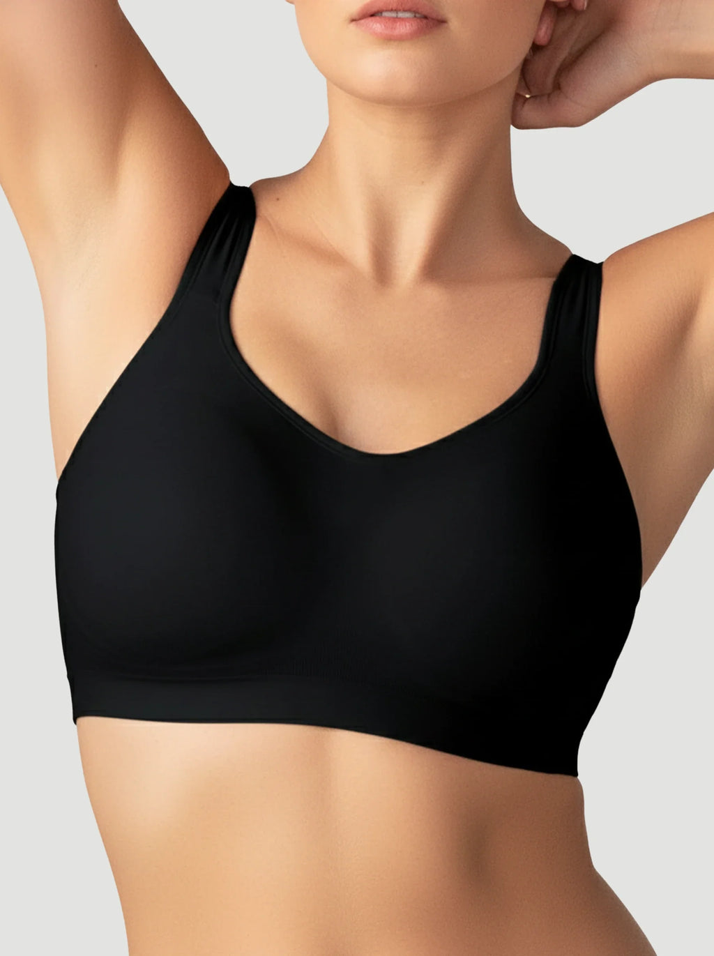 Adjustable Wire Free Shaper Bra (Cups A-FF) + FREE Bra Extender