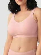 2-Pack Adjustable Wire Free Shaper Bra (Cups A-FF) + FREE Bra Extender