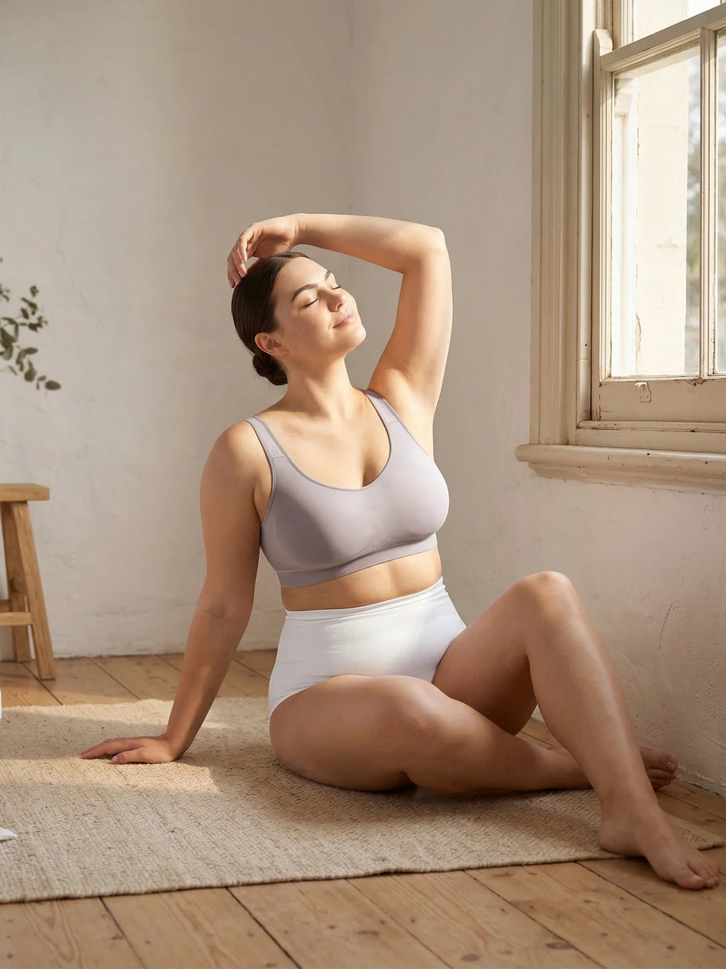2-Pack Adjustable Wire Free Shaper Bra (Cups A-FF) + FREE Bra Extender
