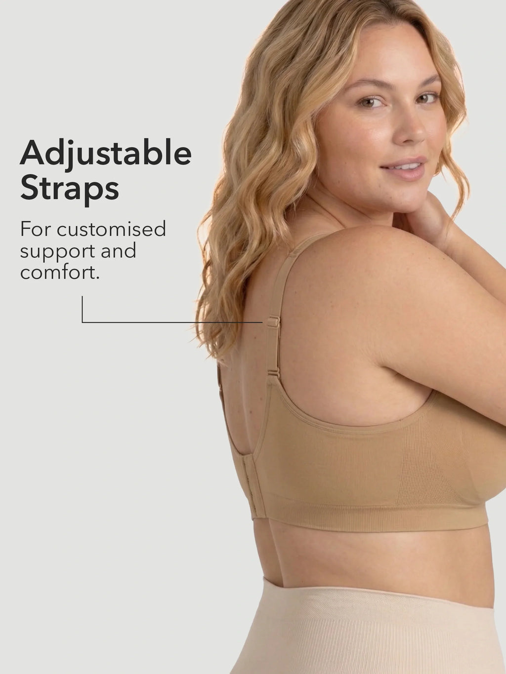SPECIAL OFFER: Adjustable Wire Free Shaper Bra (Cups A-FF) + FREE Bra Extender 80% OFF