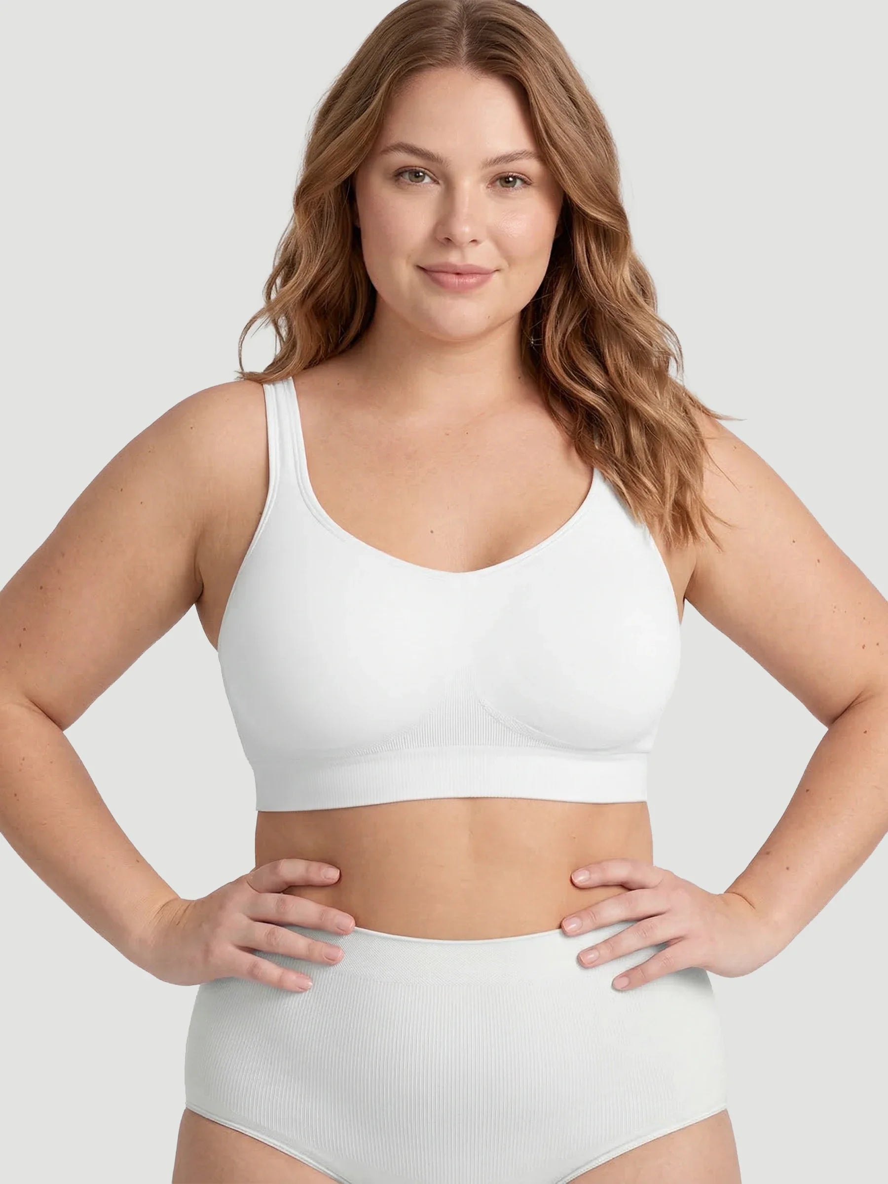 SPECIAL OFFER: Adjustable Wire Free Shaper Bra (Cups A-FF) + FREE Bra Extender 80% OFF
