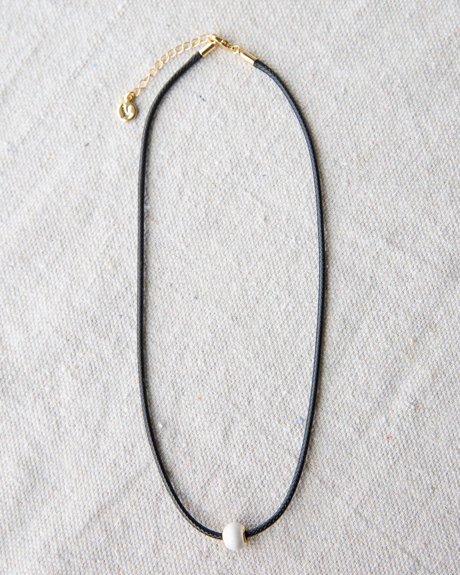 Pearl and Cord Necklace