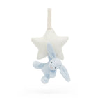 Bashful Bunny Star Musical Pull - Soft Novelty Toy | Wobblepaws