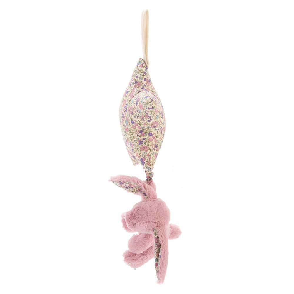 Blossom Tulip Bunny Star Musical Pull - Soft Novelty Toy | Wobblepaws
