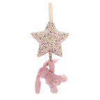 Blossom Tulip Bunny Star Musical Pull - Soft Novelty Toy | Wobblepaws