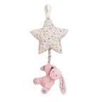 Blossom Tulip Bunny Star Musical Pull - Soft Novelty Toy | Wobblepaws