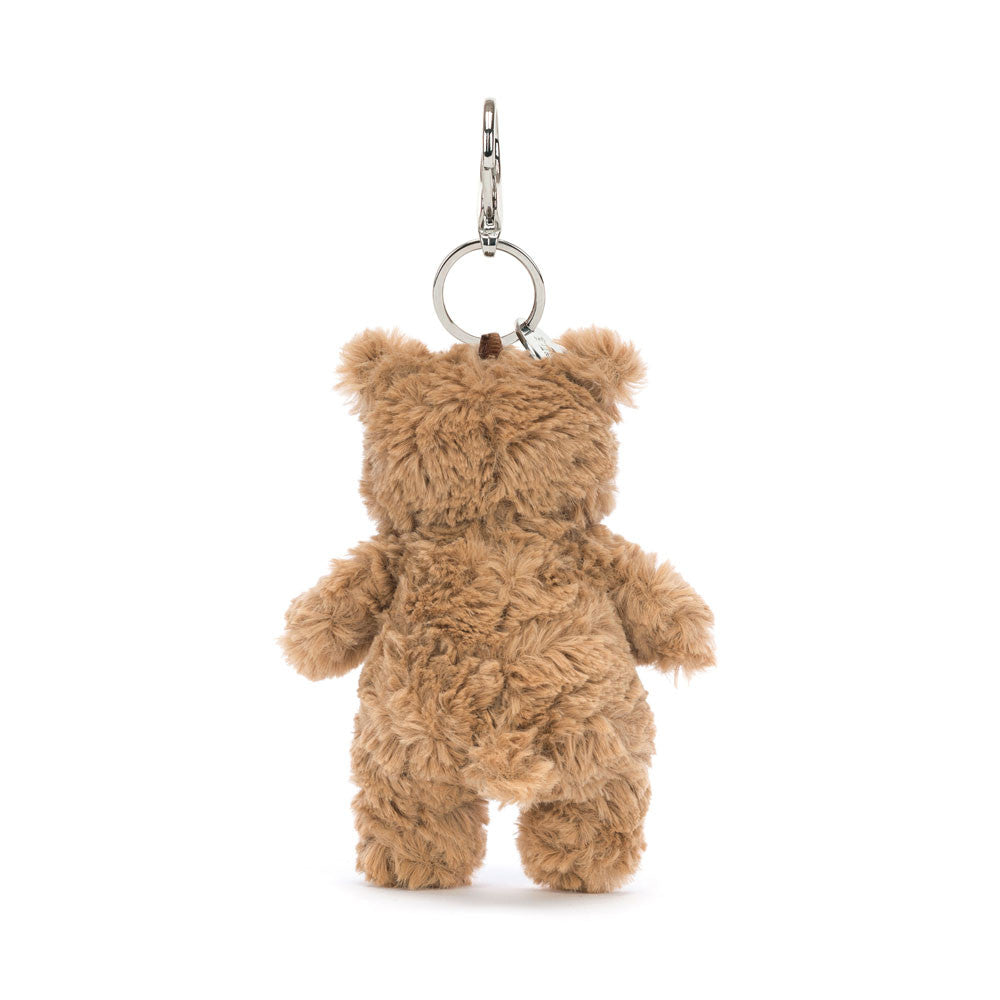 Bartholomew Bear Bag Charm - Soft Plush Keychain | Wobblepaws