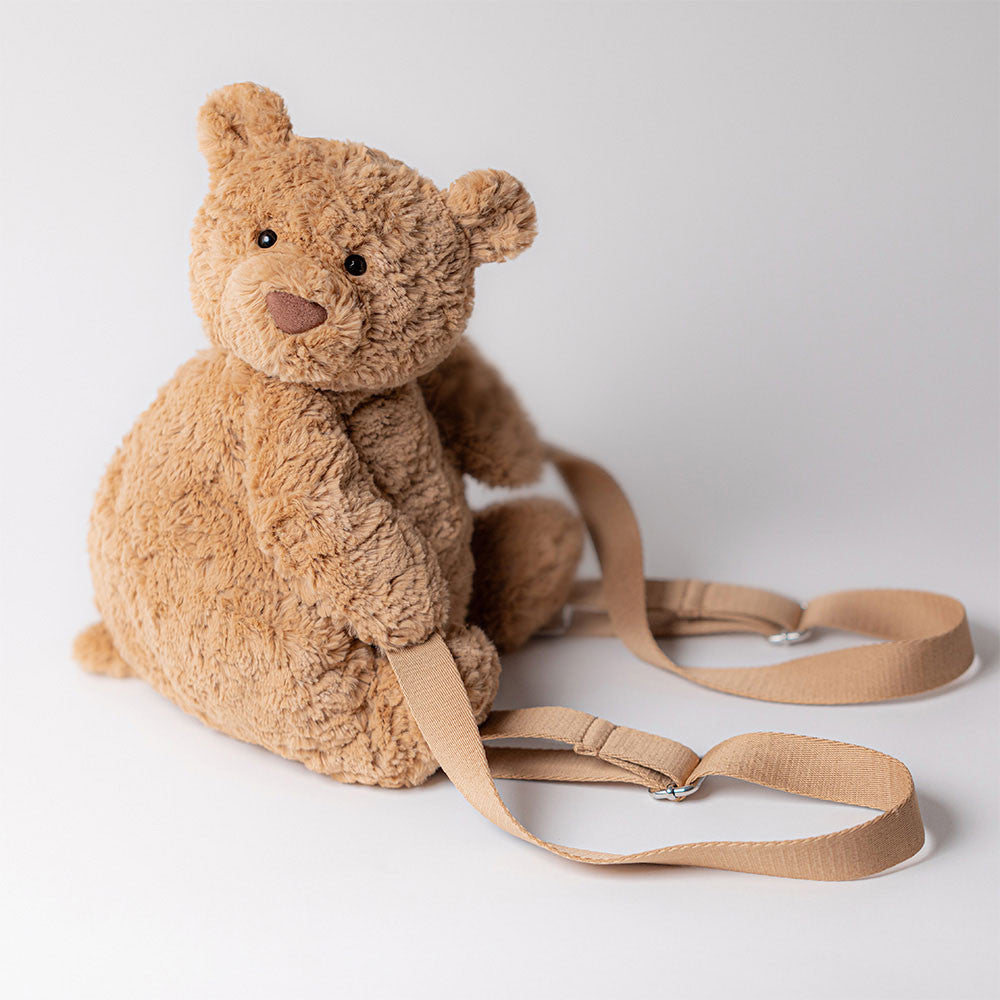 Bartholomew Bear Backpack - Soft Plush Backpack | Wobblepaws