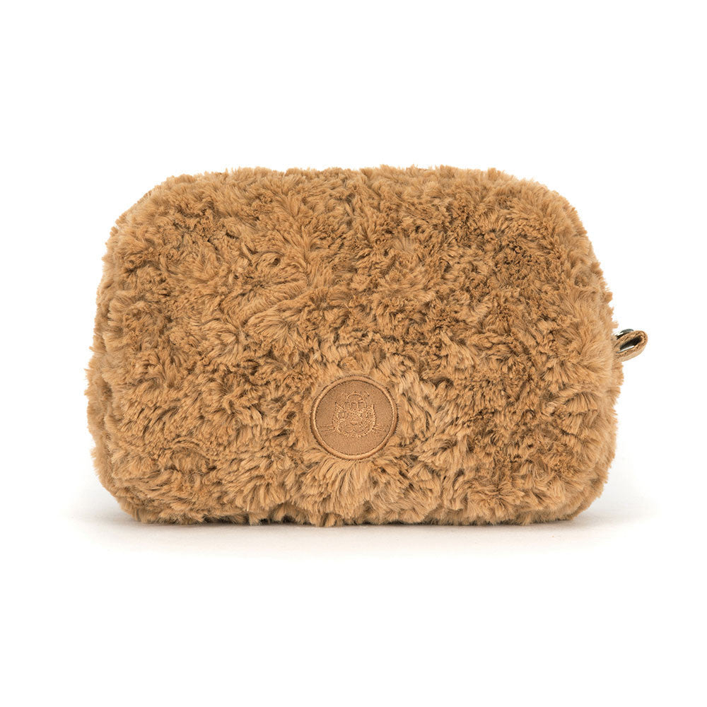 Bartholomew Bear Pouch - Soft Plush Novelty Pouch | Wobblepaws