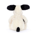 Bashful Black & Cream Puppy - Soft Stuffed Dog | Wobblepaws
