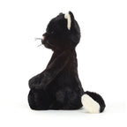Bashful Black Kitten - Soft Stuffed Cat | Wobblepaws