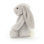Bashful Silver Bunny - Soft Stuffed Rabbit | Wobblepaws