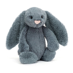 Bashful Dusky Blue Bunny - Soft Stuffed Rabbit | Wobblepaws