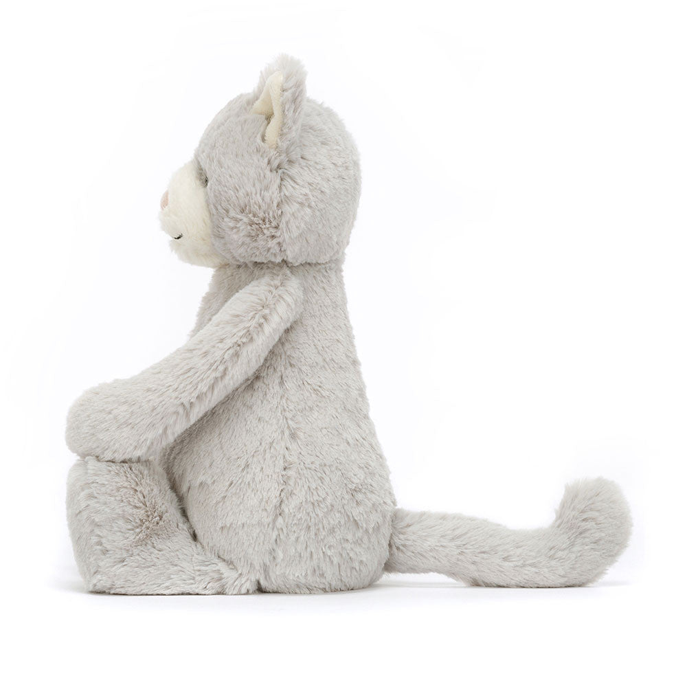 Bashful Grey Kitty - Soft Stuffed Cat | Wobblepaws