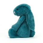 Bashful Mineral Blue Bunny - Soft Stuffed Rabbit | Wobblepaws