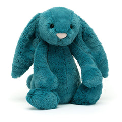 Bashful Mineral Blue Bunny - Soft Stuffed Rabbit | Wobblepaws