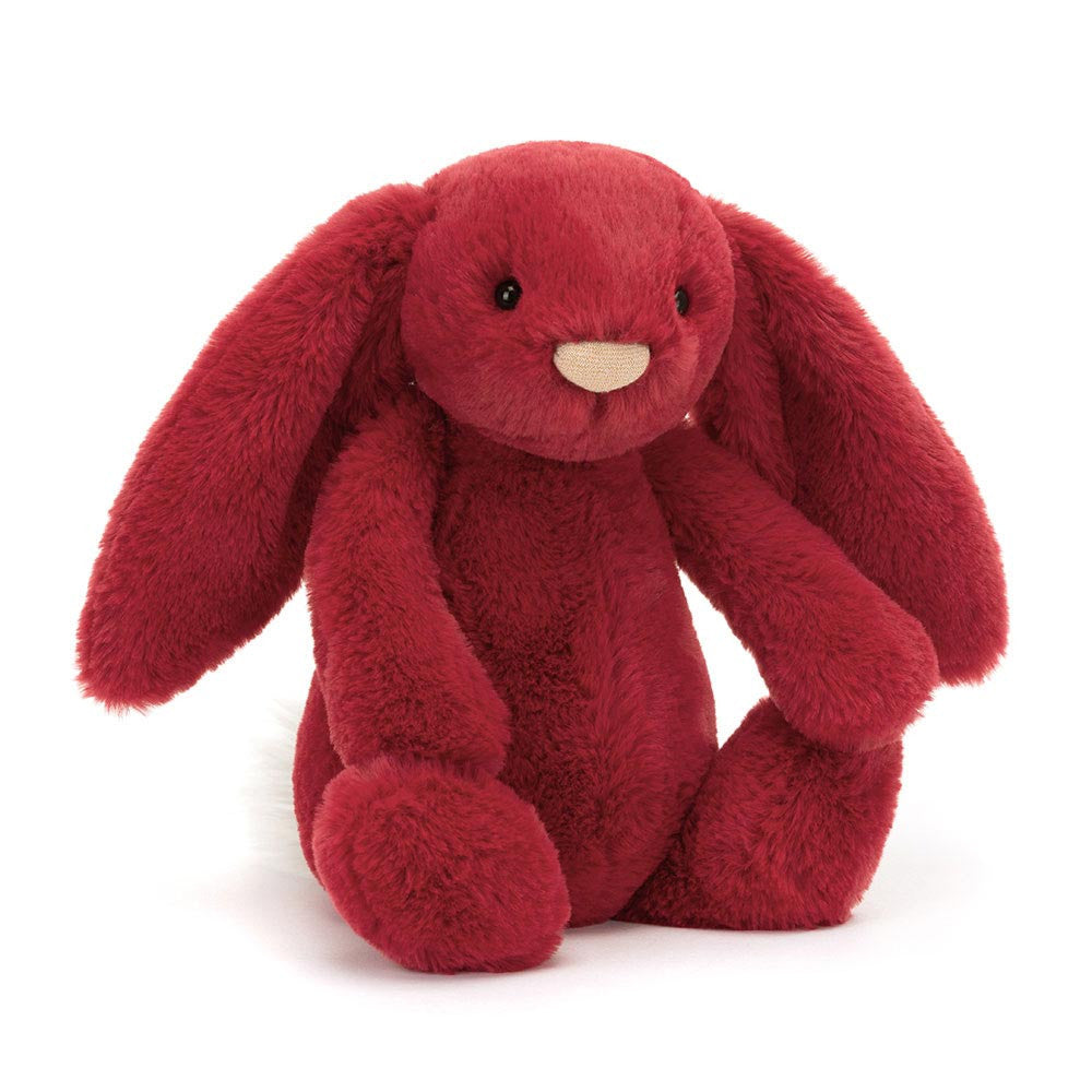 Bashful Luxe Bunny Scarlett - Soft Stuffed Rabbit | Wobblepaws