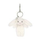 Bashful Bunny Cream Bag Charm - Soft Plush Keychain | Wobblepaws