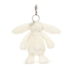 Blossom Cream Bunny Berry Bag Charm - Soft Plush Keychain | Wobblepaws
