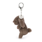 Bashful Bunny Truffle Bag Charm - Soft Plush Keychain | Wobblepaws