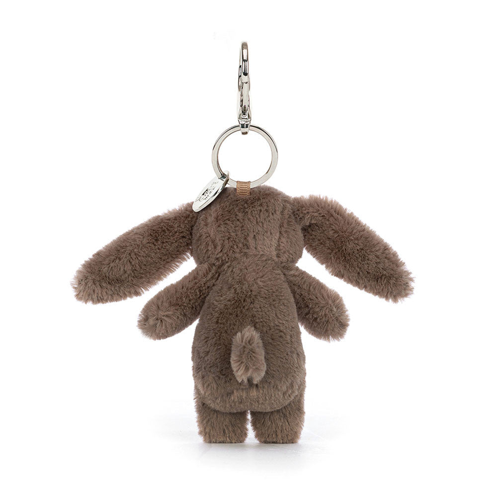 Bashful Bunny Truffle Bag Charm - Soft Plush Keychain | Wobblepaws